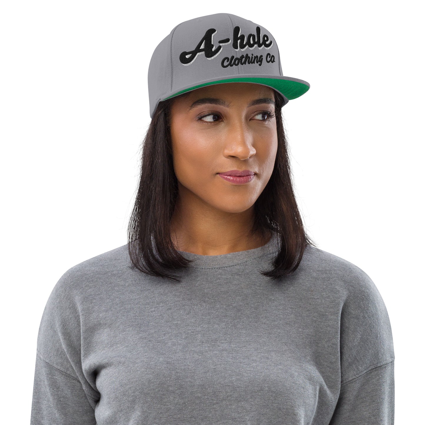 A-Hole Clothing Co Logo Snapback Hat
