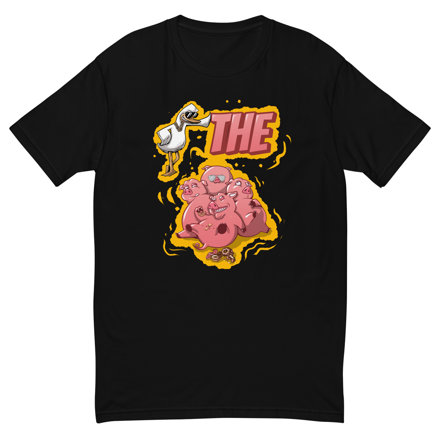 A-Hole "Duck The Pigs" Short Sleeve T-shirt