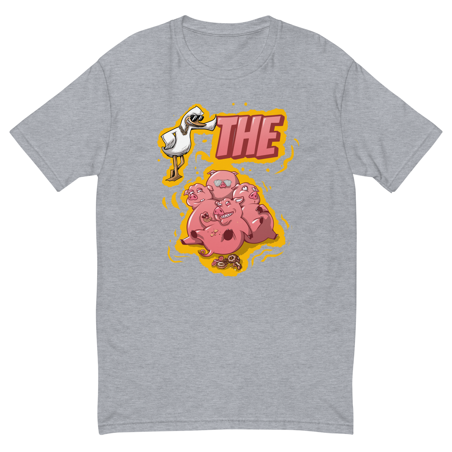 A-Hole "Duck The Pigs" Short Sleeve T-shirt