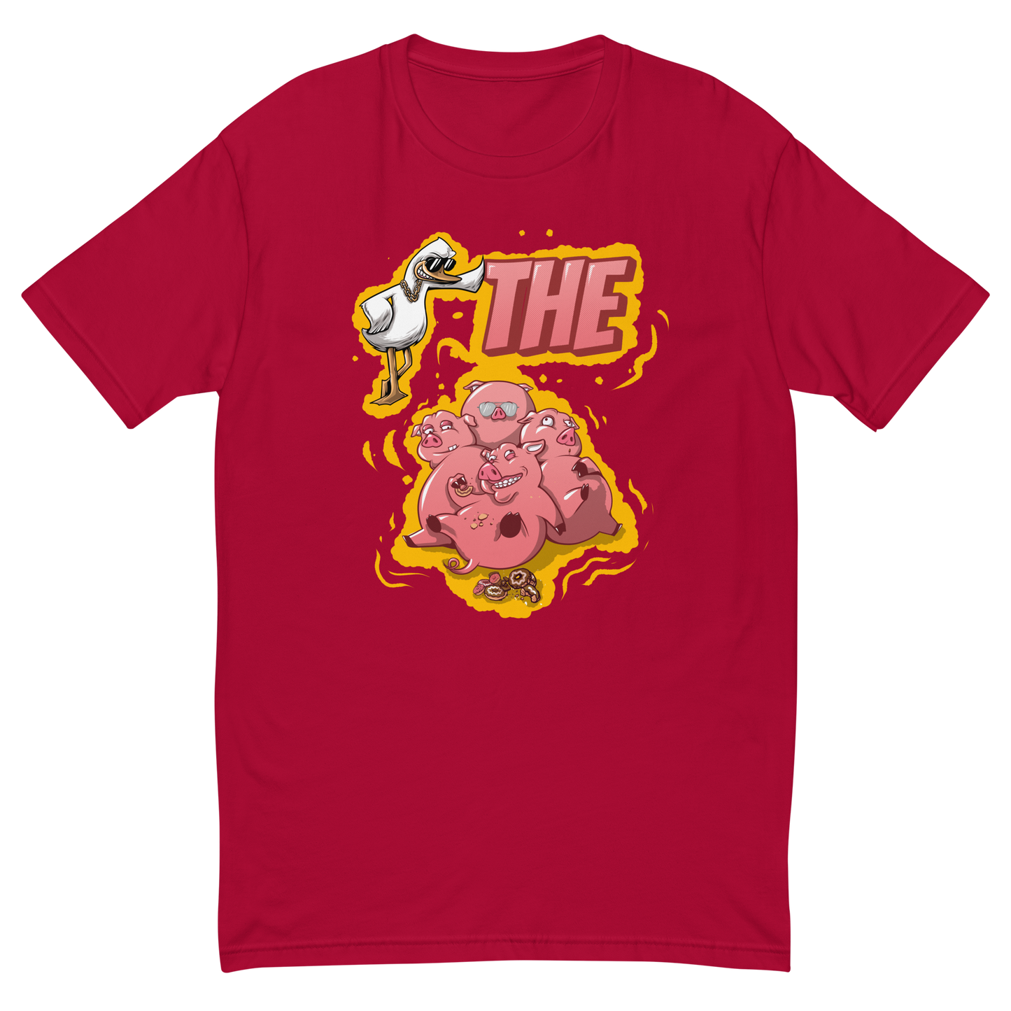 A-Hole "Duck The Pigs" Short Sleeve T-shirt