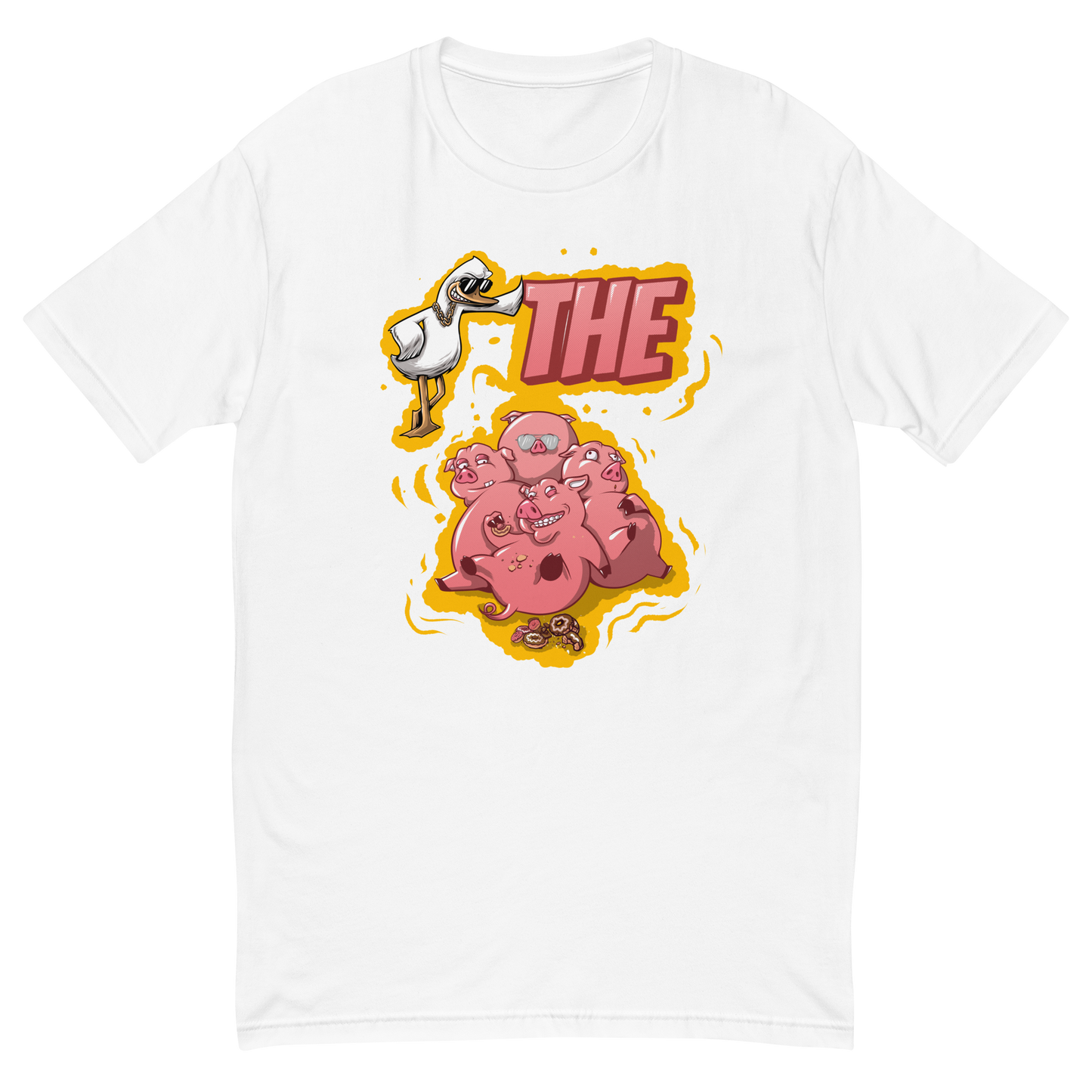 A-Hole "Duck The Pigs" Short Sleeve T-shirt