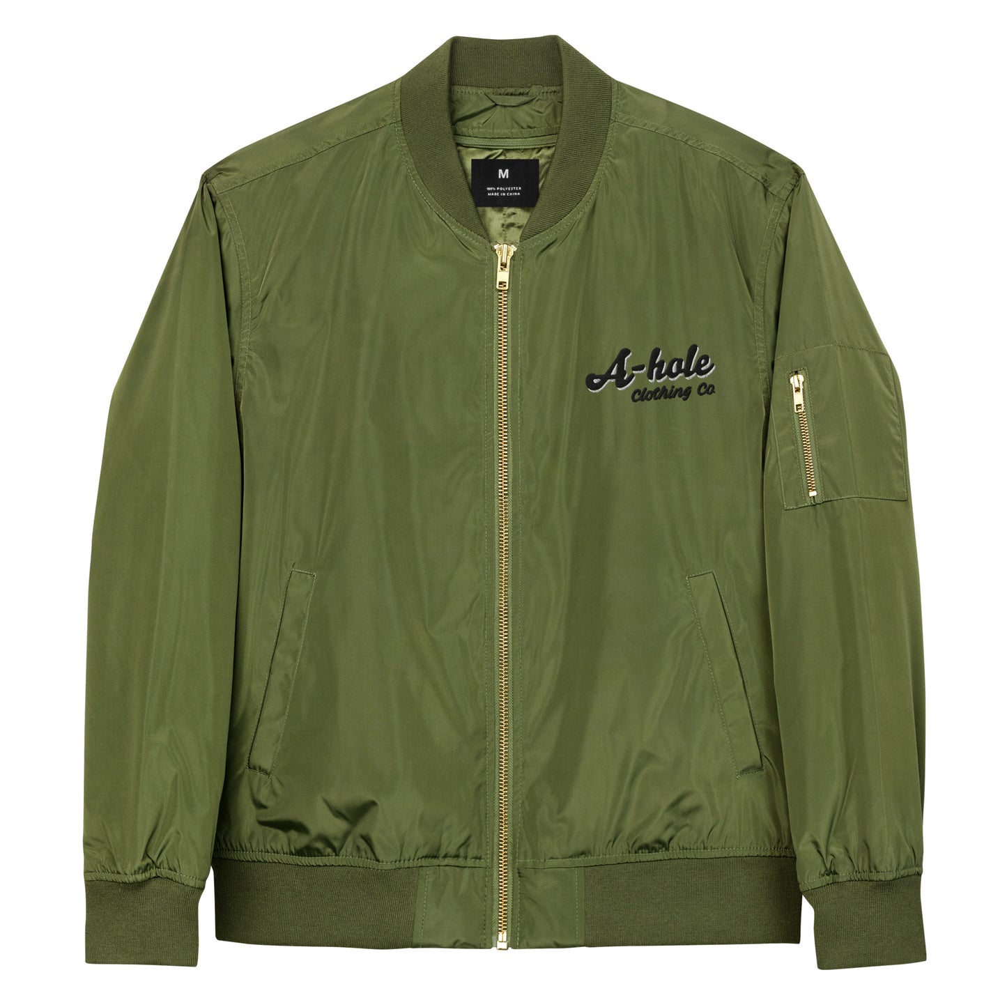 Unisex A-Hole Logo Premium Bomber Jacket