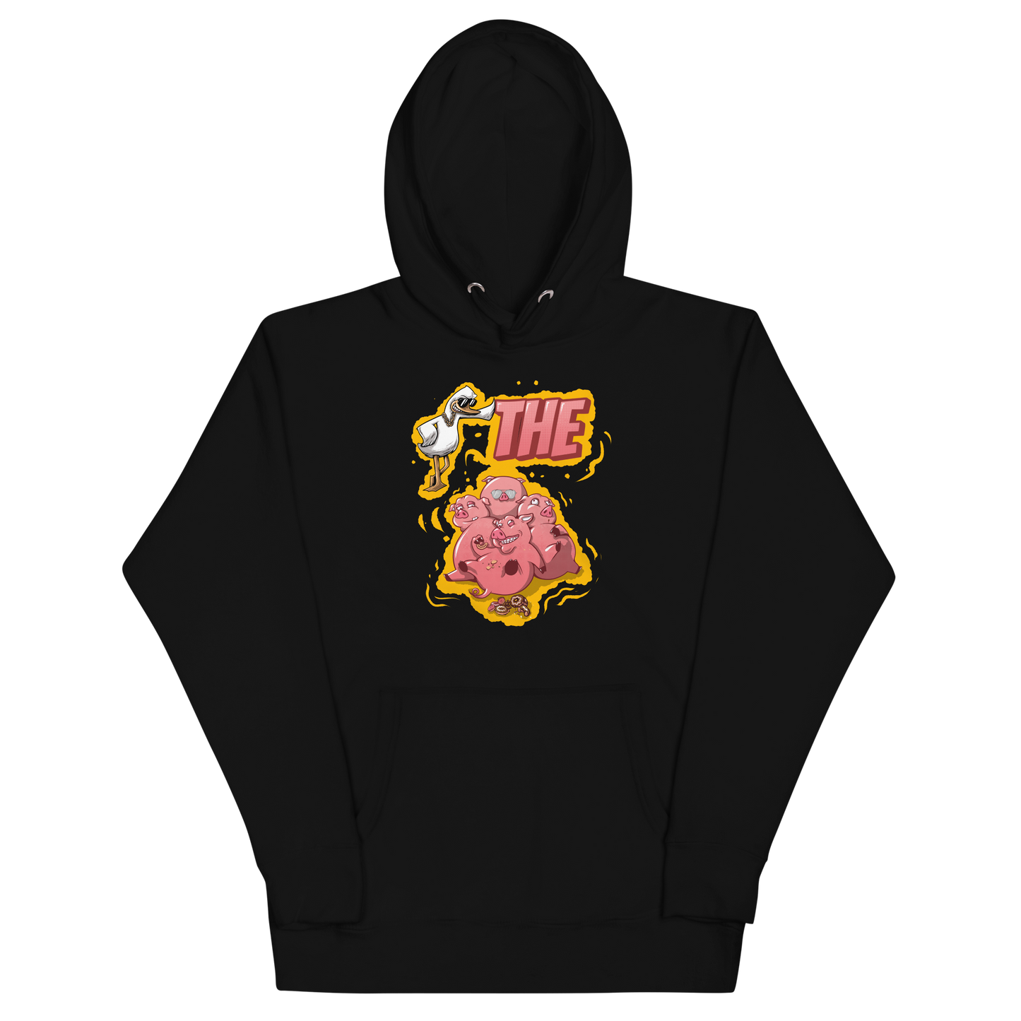 A-Hole Unisex "Duck The Pigs" Hoodie
