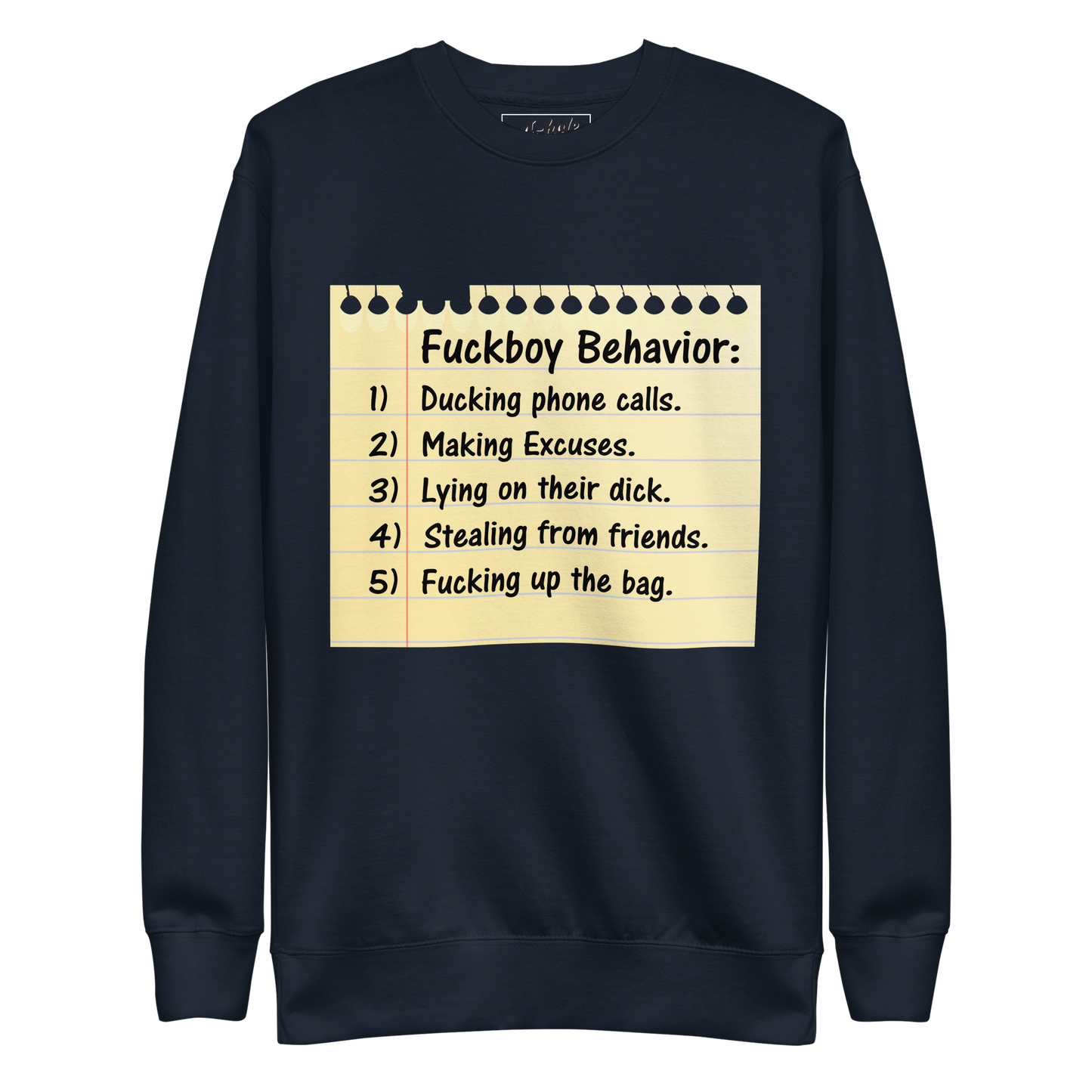 A-Hole  "Fuckboi" Unisex Premium Sweatshirt