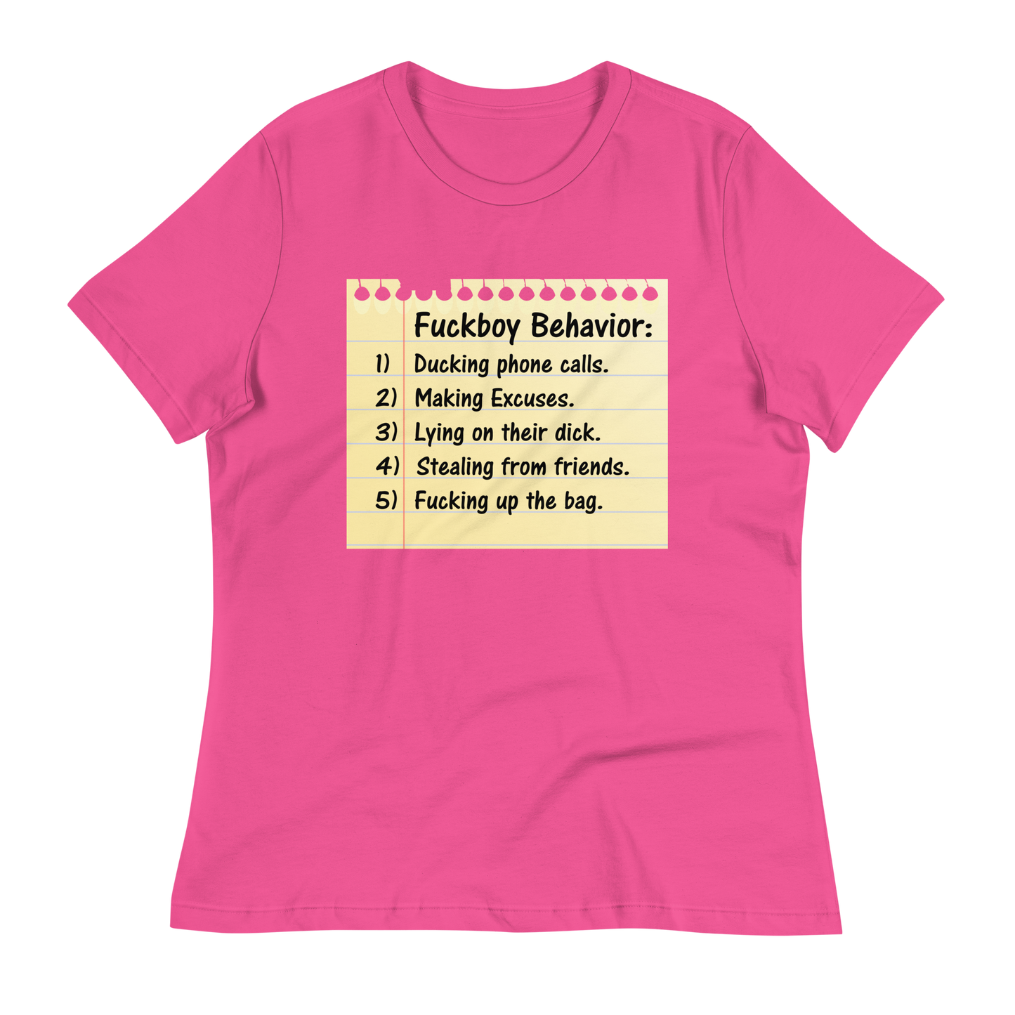 A-Hole "Fuckboi" Women's Relaxed T-Shirt