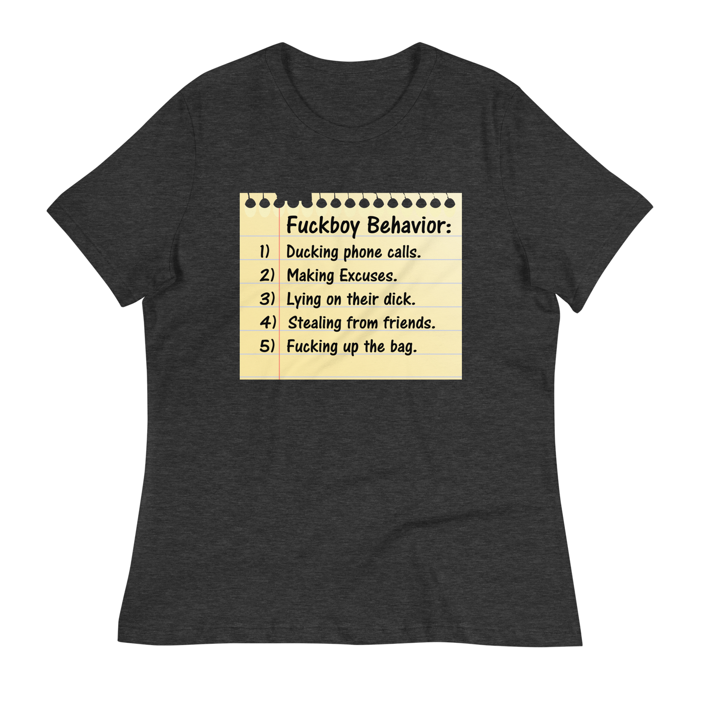 A-Hole "Fuckboi" Women's Relaxed T-Shirt