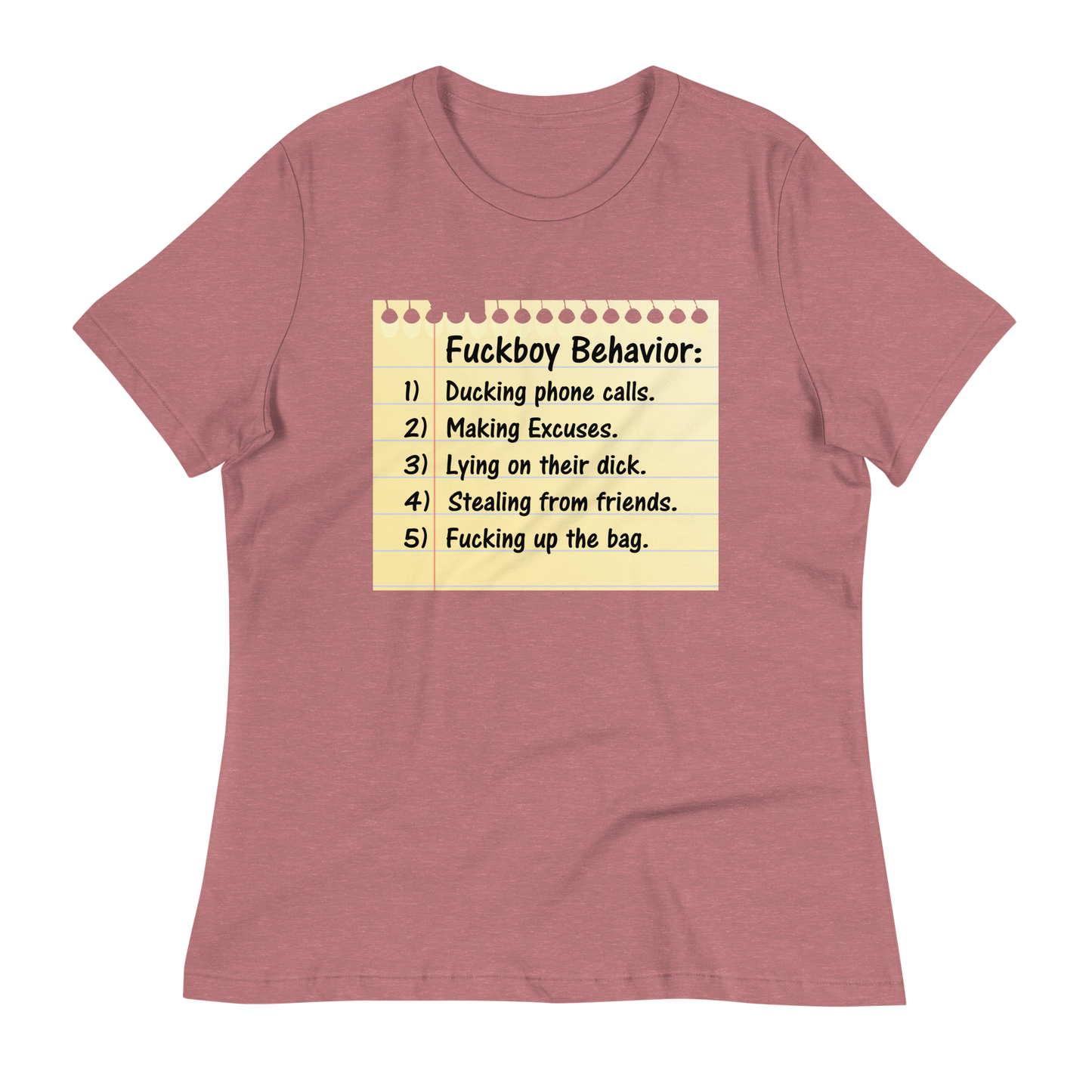 A-Hole "Fuckboi" Women's Relaxed T-Shirt