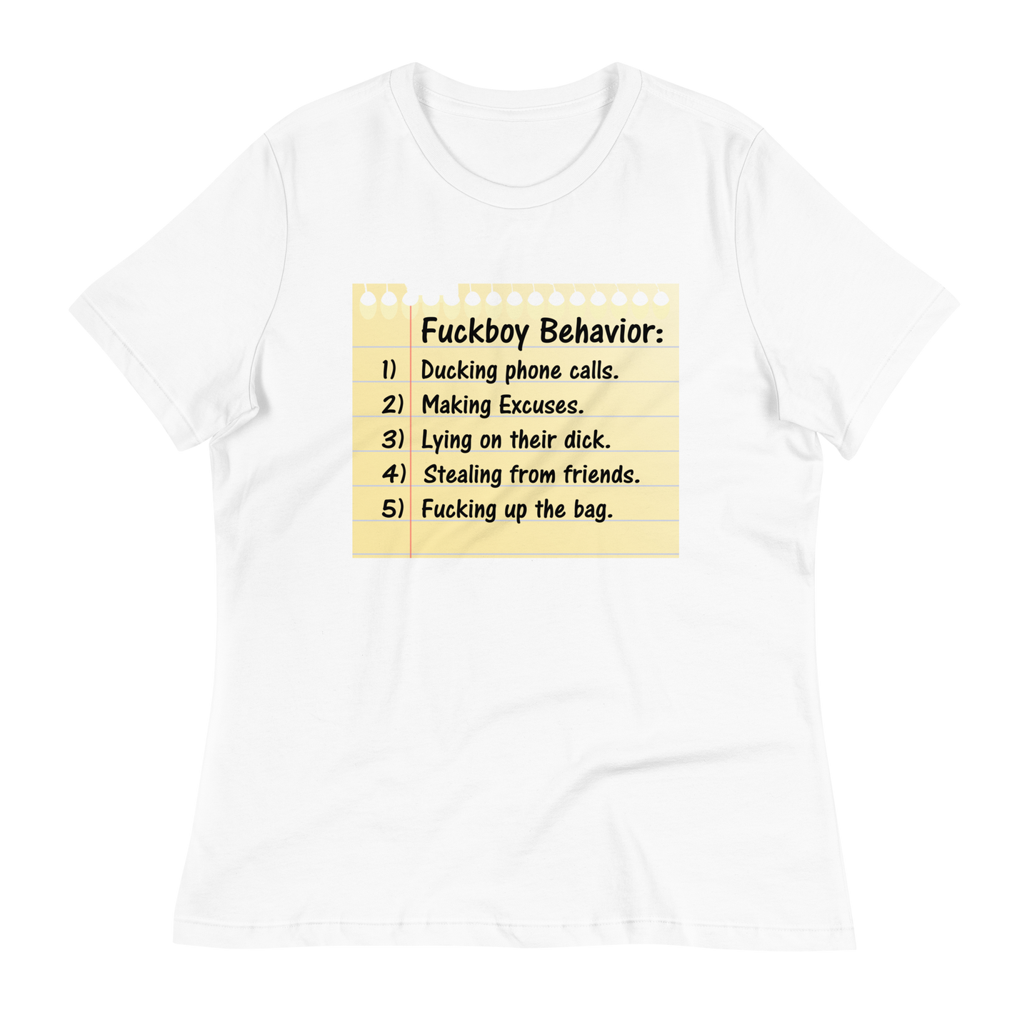 A-Hole "Fuckboi" Women's Relaxed T-Shirt