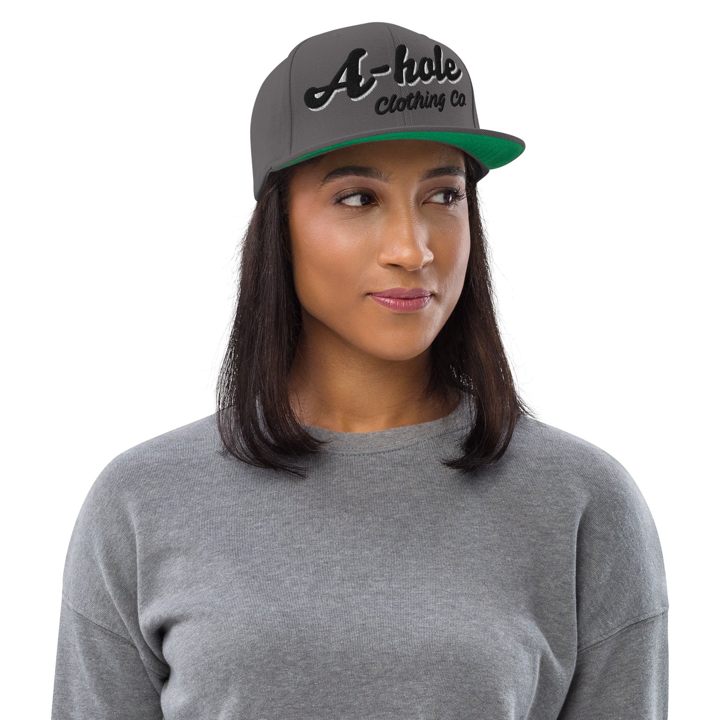A-Hole Clothing Co Logo Snapback Hat