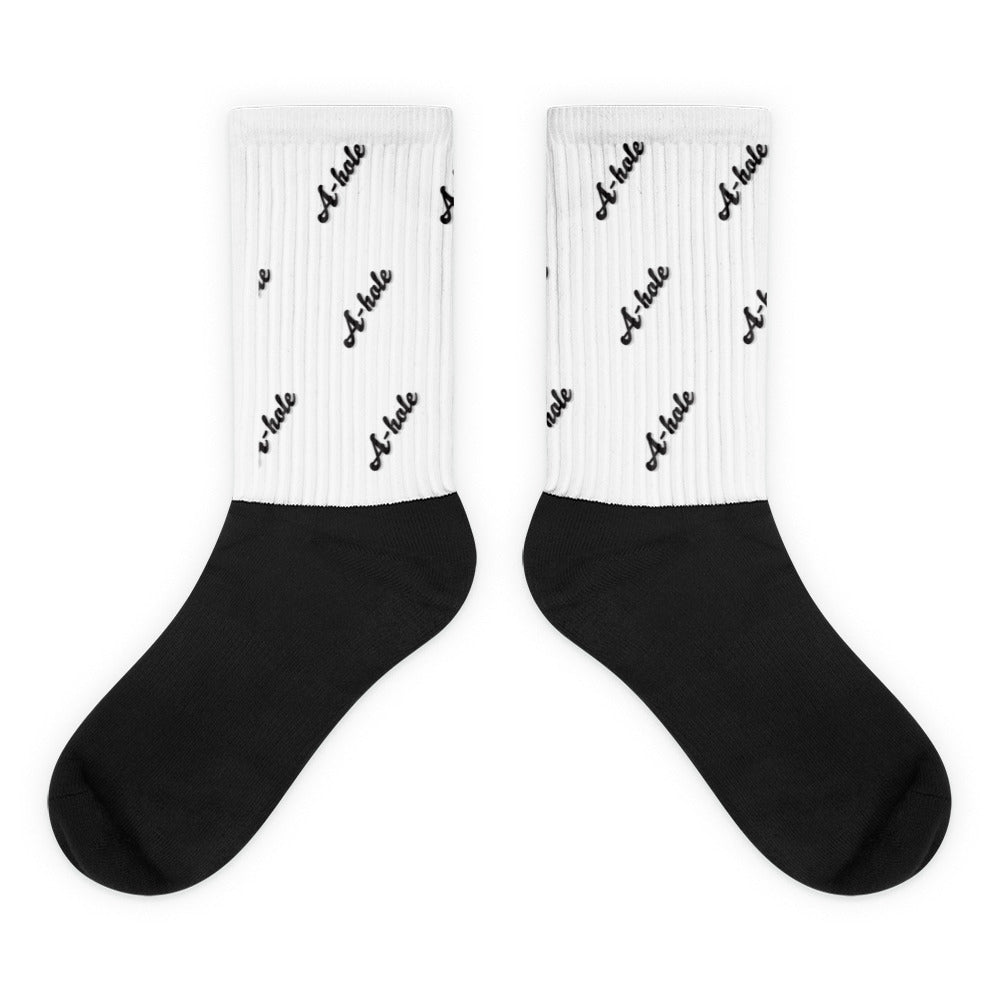 A-Hole Logo All-Over Socks