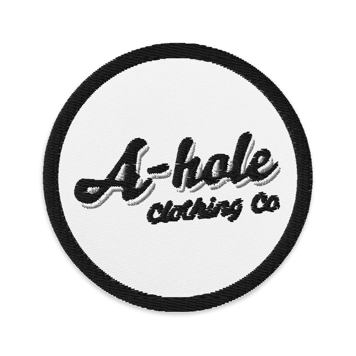 A-Hole Logo Embroidered Patches