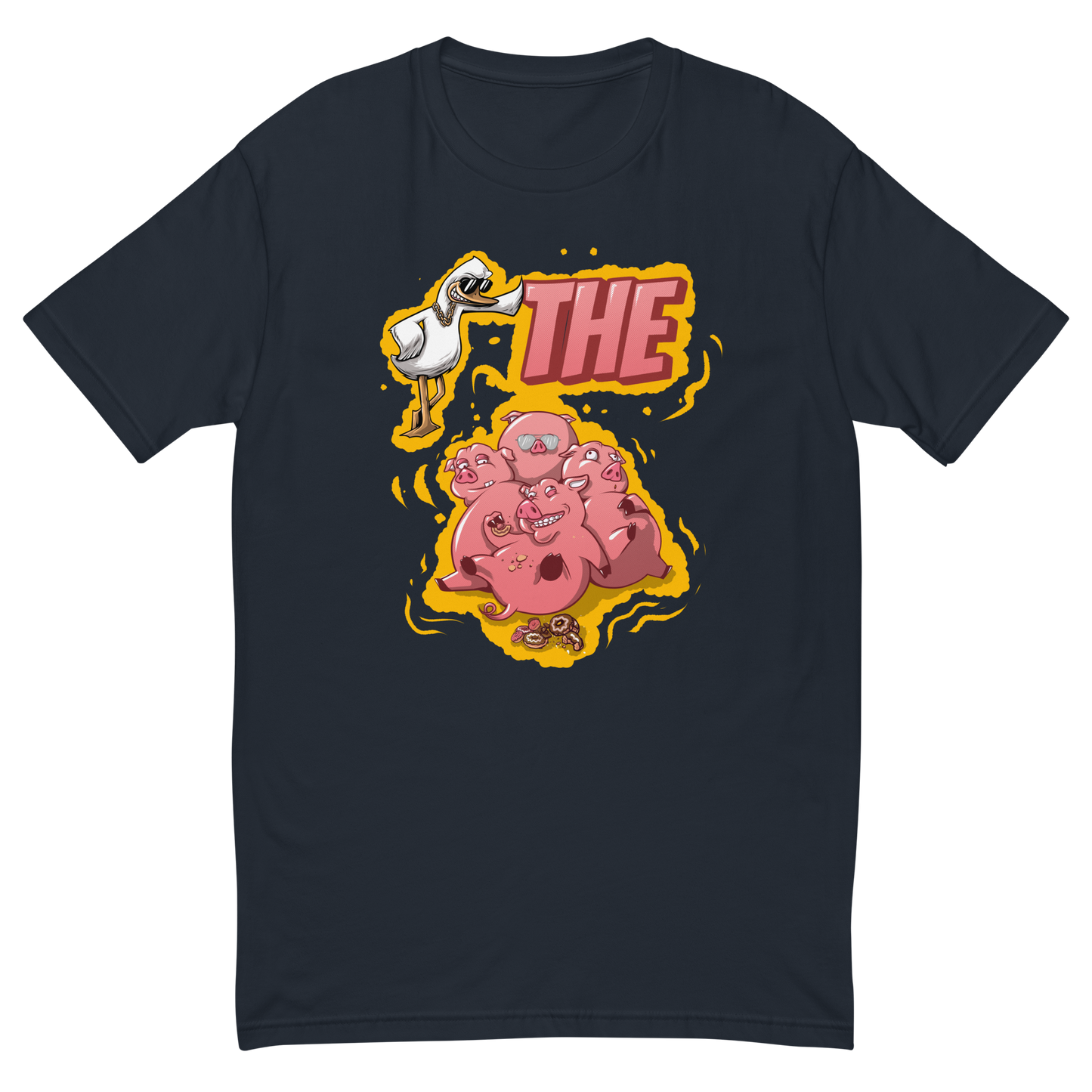 A-Hole "Duck The Pigs" Short Sleeve T-shirt