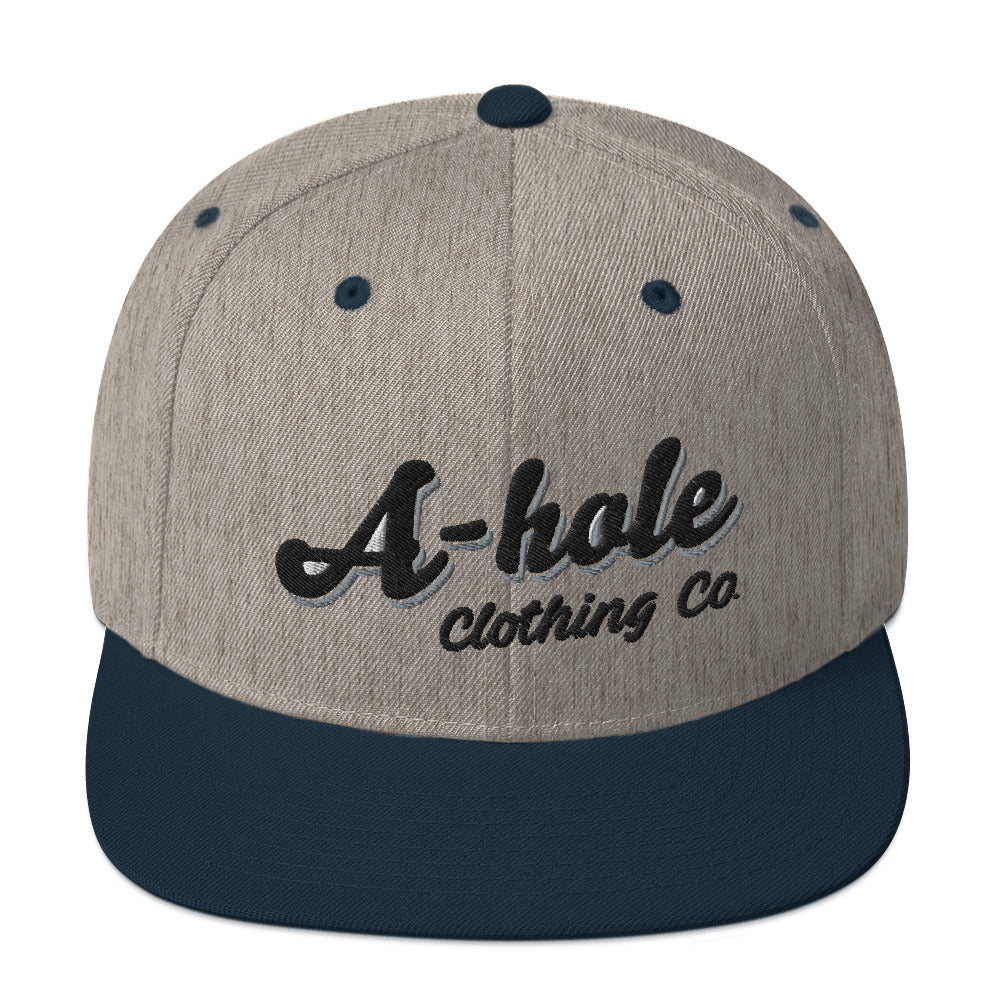 A-Hole Logo Snapback Hat