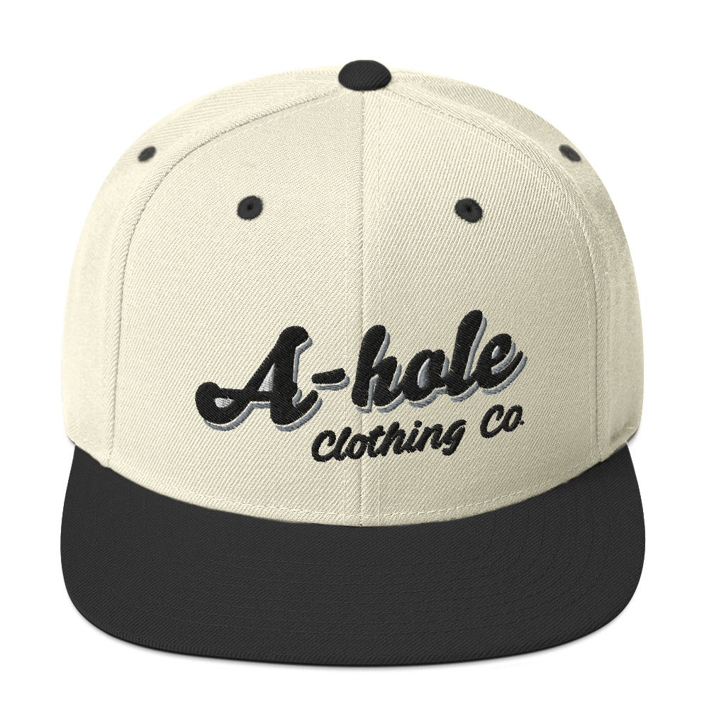 A-Hole Logo Snapback Hat