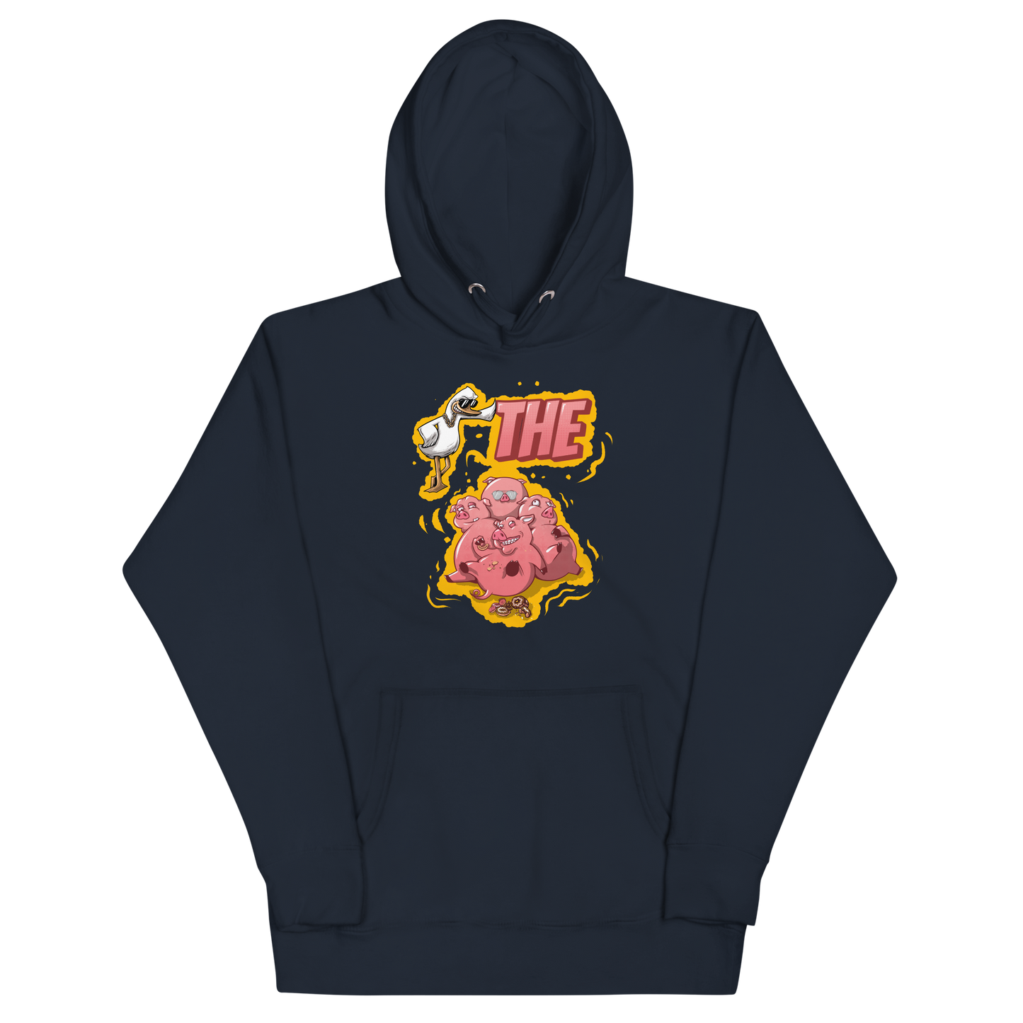 A-Hole Unisex "Duck The Pigs" Hoodie