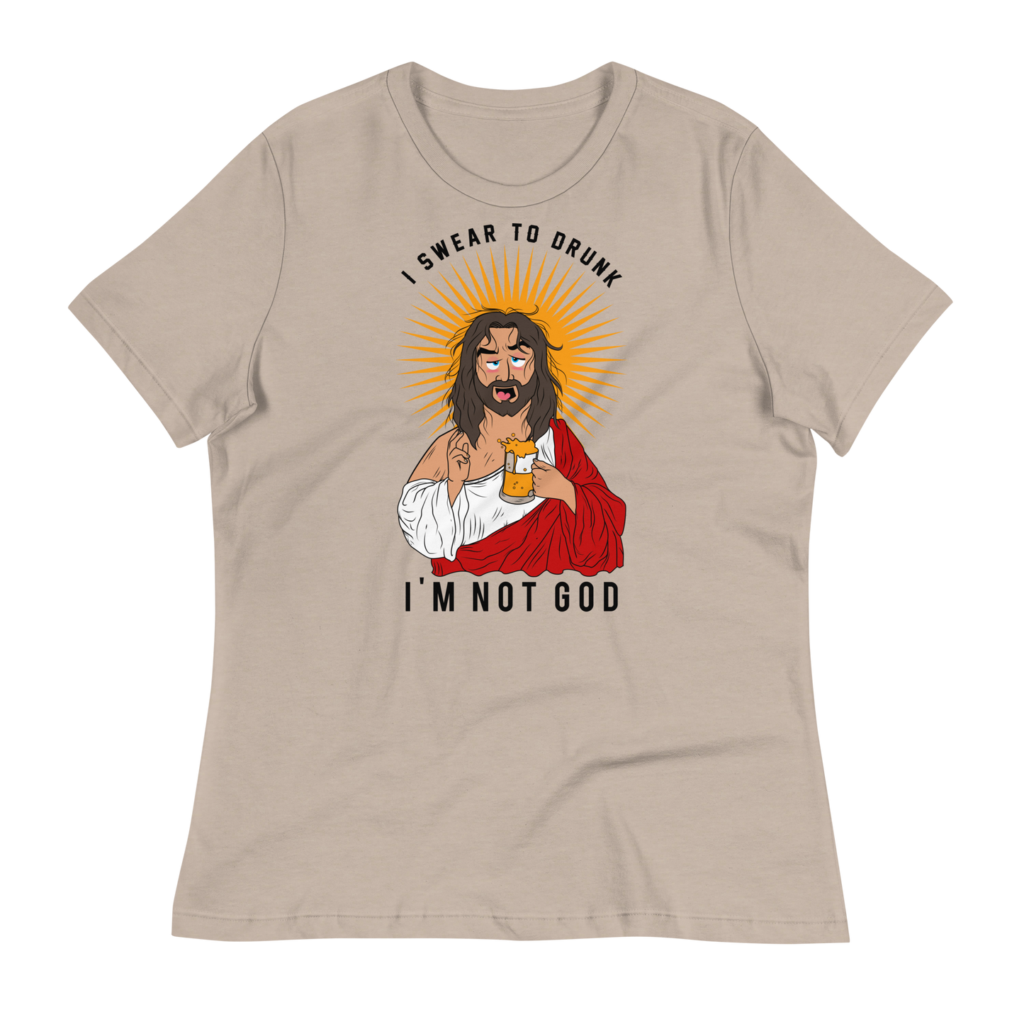 A-Hole "Drunk Jesus" Women's Relaxed T-Shirt